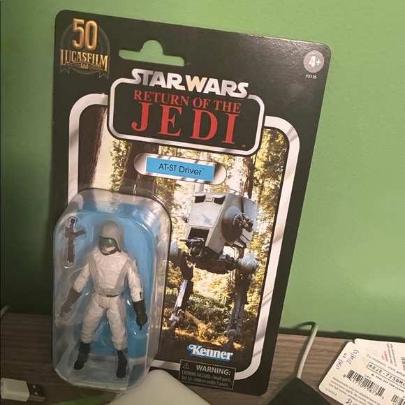 Star Wars Other - Star Wars AT-ST Driver Action Figure - White and Black